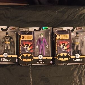 Batman Collection Tactical Batman The Joker & Batman Action Figures New Unopened